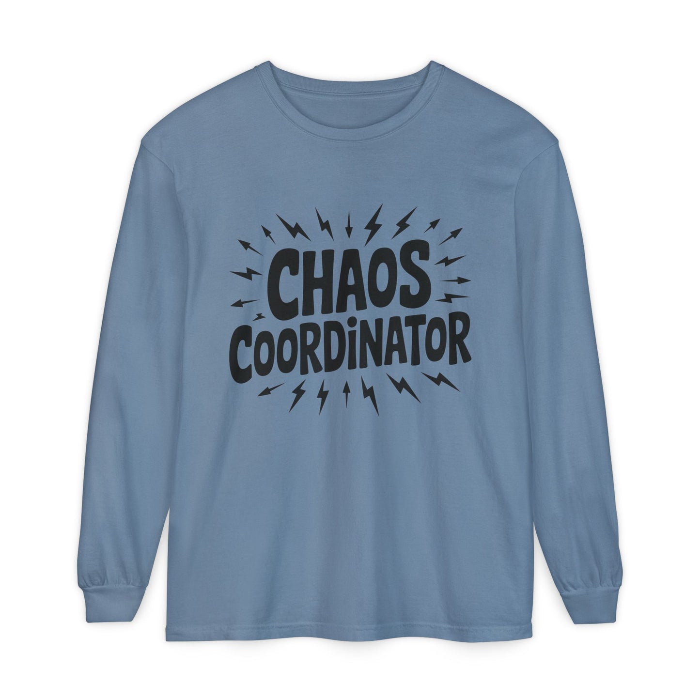 Chaos Coordinator Shirt Unisex Long Sleeve Tee, Funny Mom Life Gift, Mothers Day Shirt, Gifts for Team Leaders, Humor Apparel