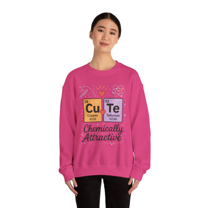 Cute Chemistry Sweatshirt for Women, Periodic Table Sweatshirt, Chemistry Gift for Her, Gift for Science Lovers, Valentine's Day Sweatshirt