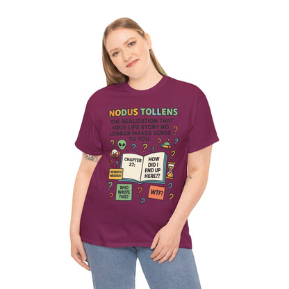 Nodus Tollens Women's Tee, Latin Words, Moods & Modes, Self-Awareness, Personal Development, Funny Existential Graphic Tee, Book Lover Gift