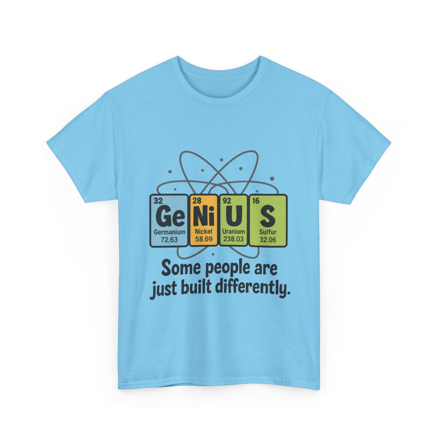 Funny Womens Genius T-Shirt, Periodic Table Nerd Shirt, Science Humor Tee, Gift for Nerds, Science Lovers Gift, Genius Science Tee
