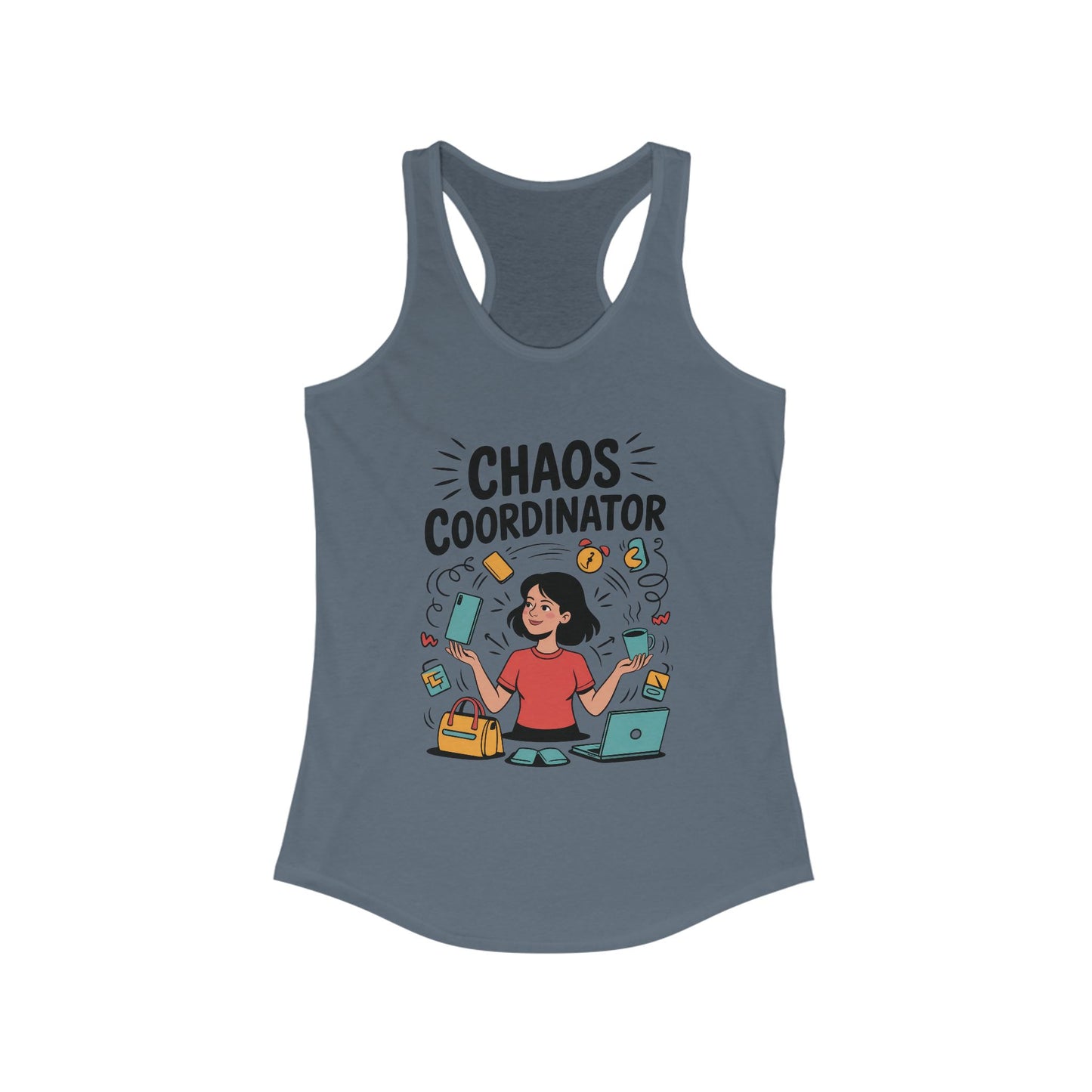 Chaos Coordinator Women's Tank, Funny Mom Life Graphic Top, Gift for Busy Moms, Multitasking Mom Gift, Mom Life Tank, Mother's Day Gift
