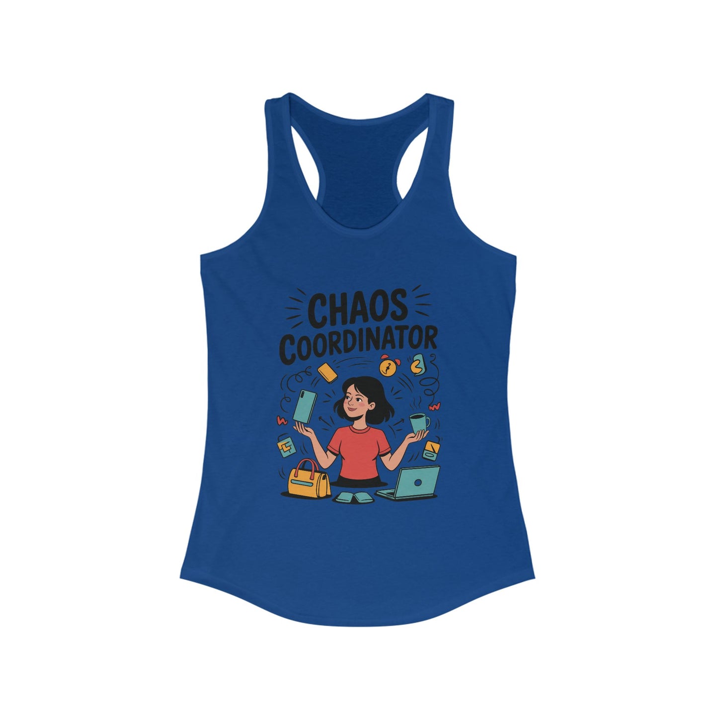 Chaos Coordinator Women's Tank, Funny Mom Life Graphic Top, Gift for Busy Moms, Multitasking Mom Gift, Mom Life Tank, Mother's Day Gift