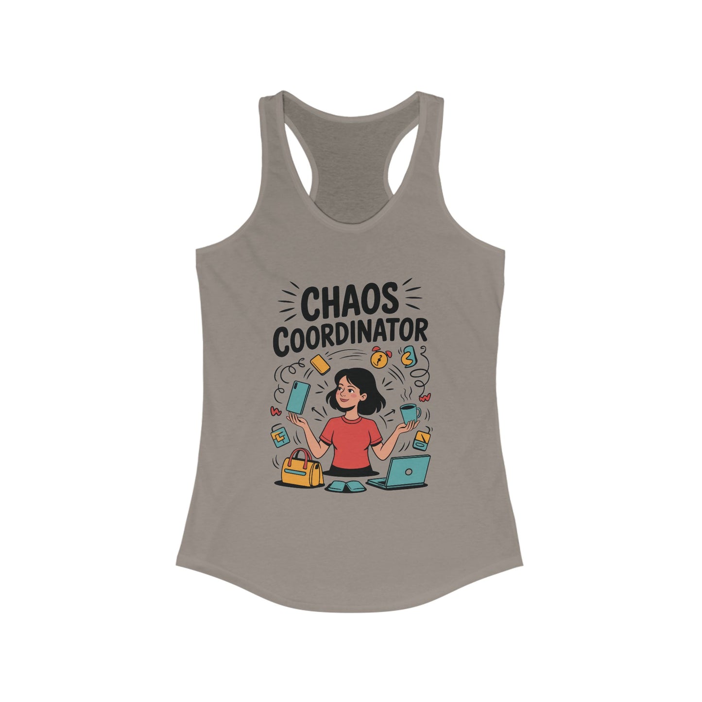 Chaos Coordinator Women's Tank, Funny Mom Life Graphic Top, Gift for Busy Moms, Multitasking Mom Gift, Mom Life Tank, Mother's Day Gift