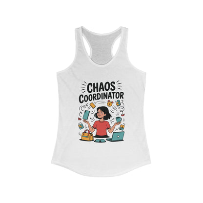 Chaos Coordinator Women's Tank, Funny Mom Life Graphic Top, Gift for Busy Moms, Multitasking Mom Gift, Mom Life Tank, Mother's Day Gift