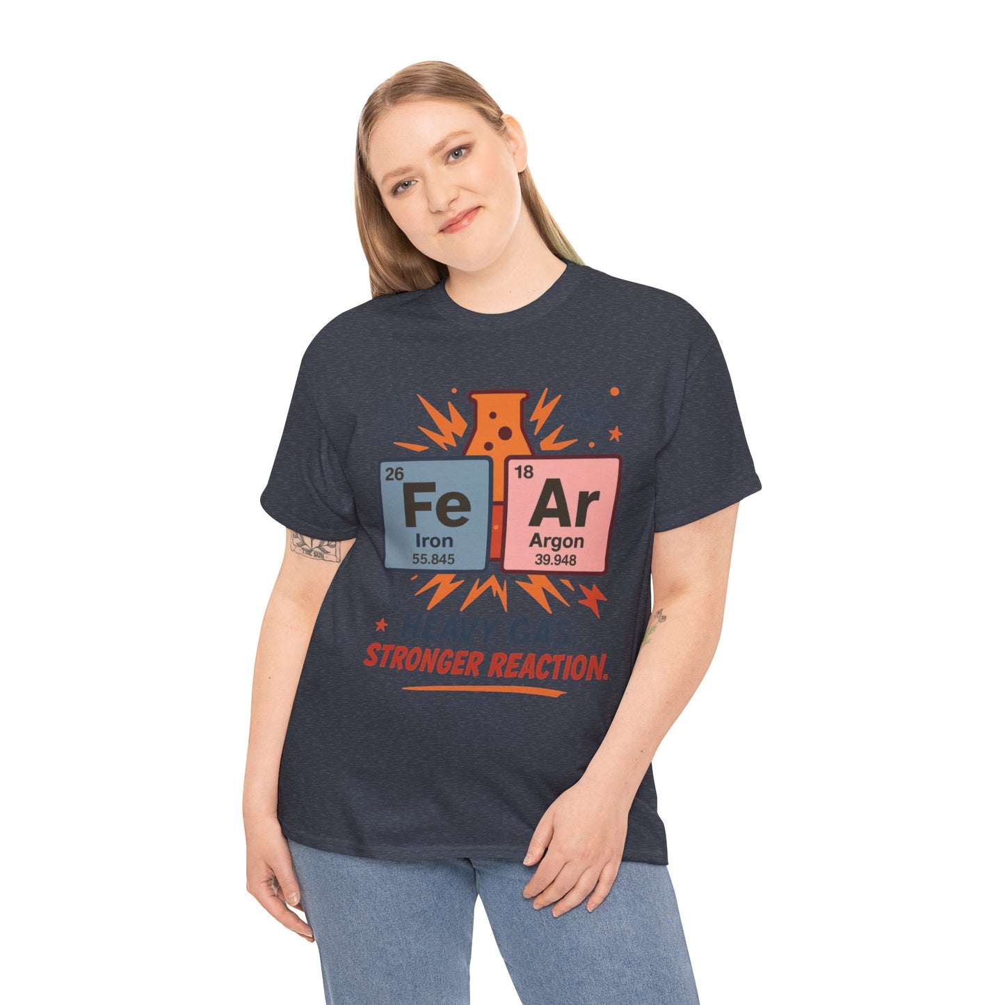 Funny Womens Science T-Shirt, FeAr Element Shirt, Chemistry Tee, Gift for Chemistry Lovers, Elements Table Humorous