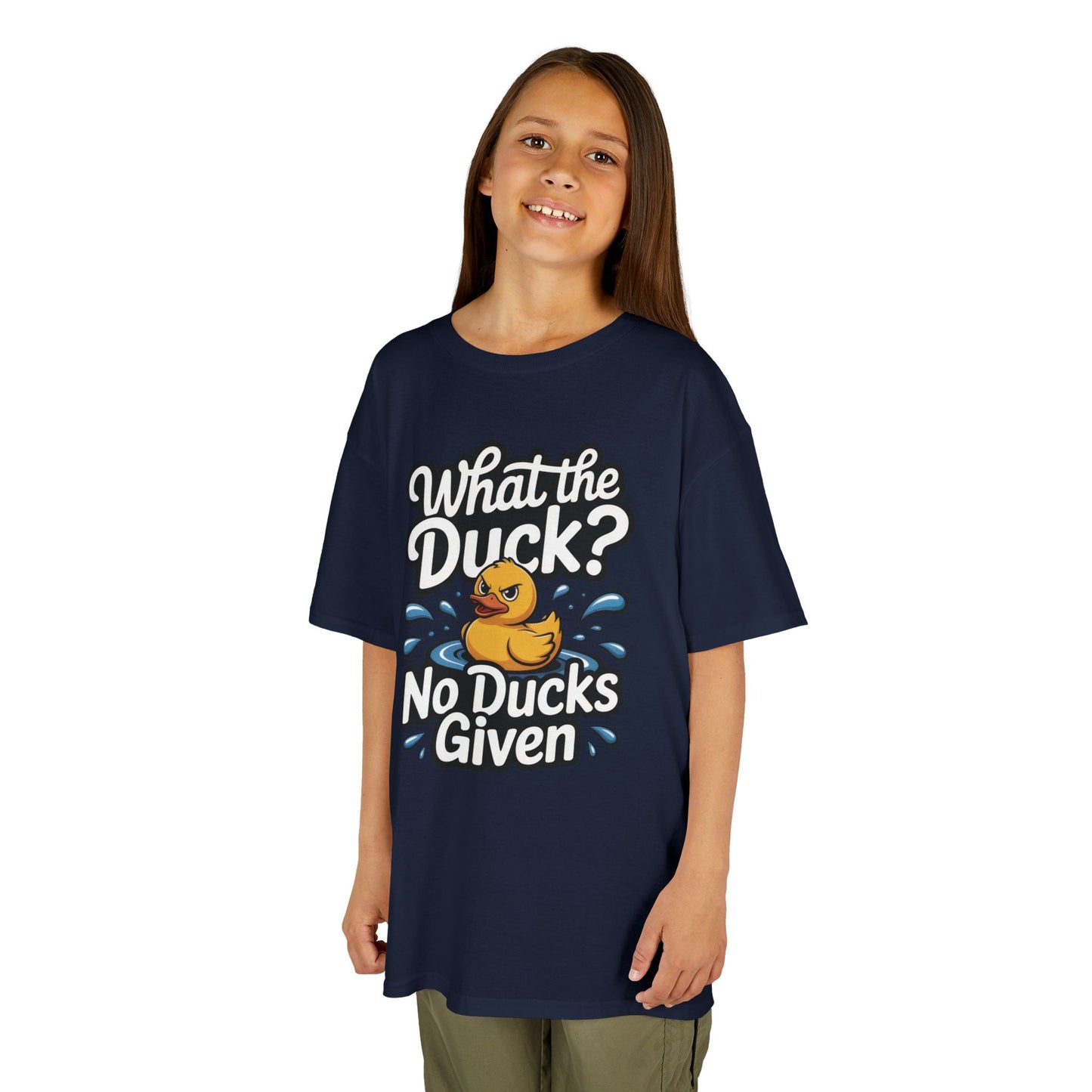 Funny Teen Duck Shirt, Kids Humor Tee, What The Duck Meme Tee, No Ducks Given Youth Tee, Sarcastic Rubber Duck Shirt, Cool Gift For Teens