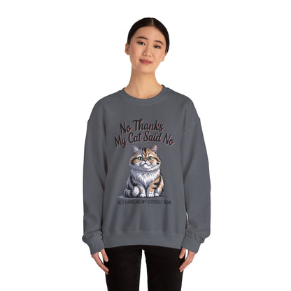 Funny Cat Crewneck Sweatshirt - Ideal Gift for Cat Lovers, Cozy Animal Sweater, Novelty Pet Lover Gift, Cute Cat-Themed Apparel, [...]