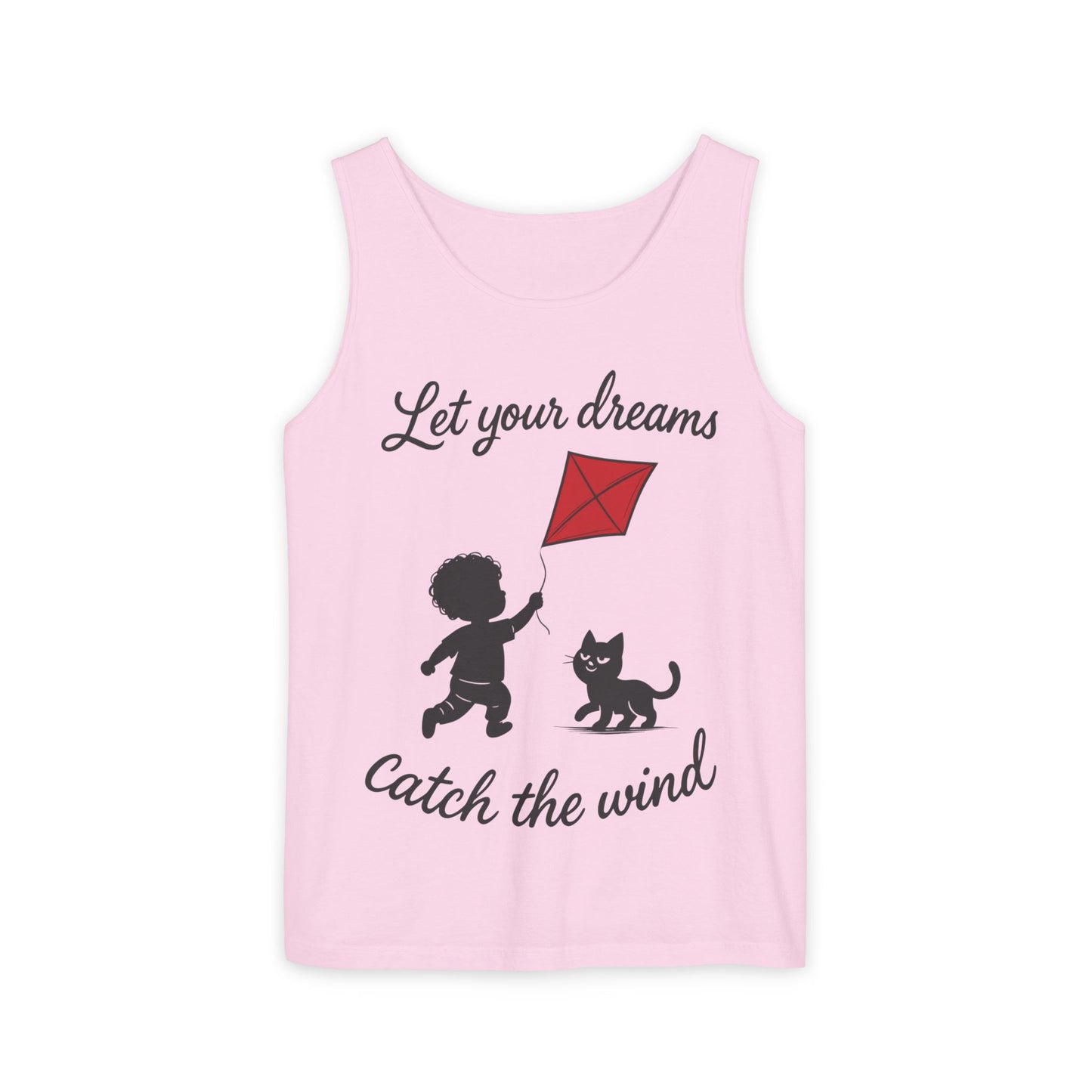 Dream-Catching Tank Top - Lightweight, Womens, Inspirational Graphic Tee, Summer Wear, Perfect Gift for Kids & Families