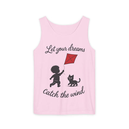 Dream-Catching Tank Top - Lightweight, Womens, Inspirational Graphic Tee, Summer Wear, Perfect Gift for Kids & Families
