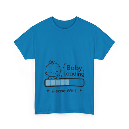 Baby Loading Maternity T-Shirt, Funny Pregnancy Announcement Tee, Mom To Be Gift, Expecting Baby Tee, Pregnancy Reveal Top, Baby Shower Gift