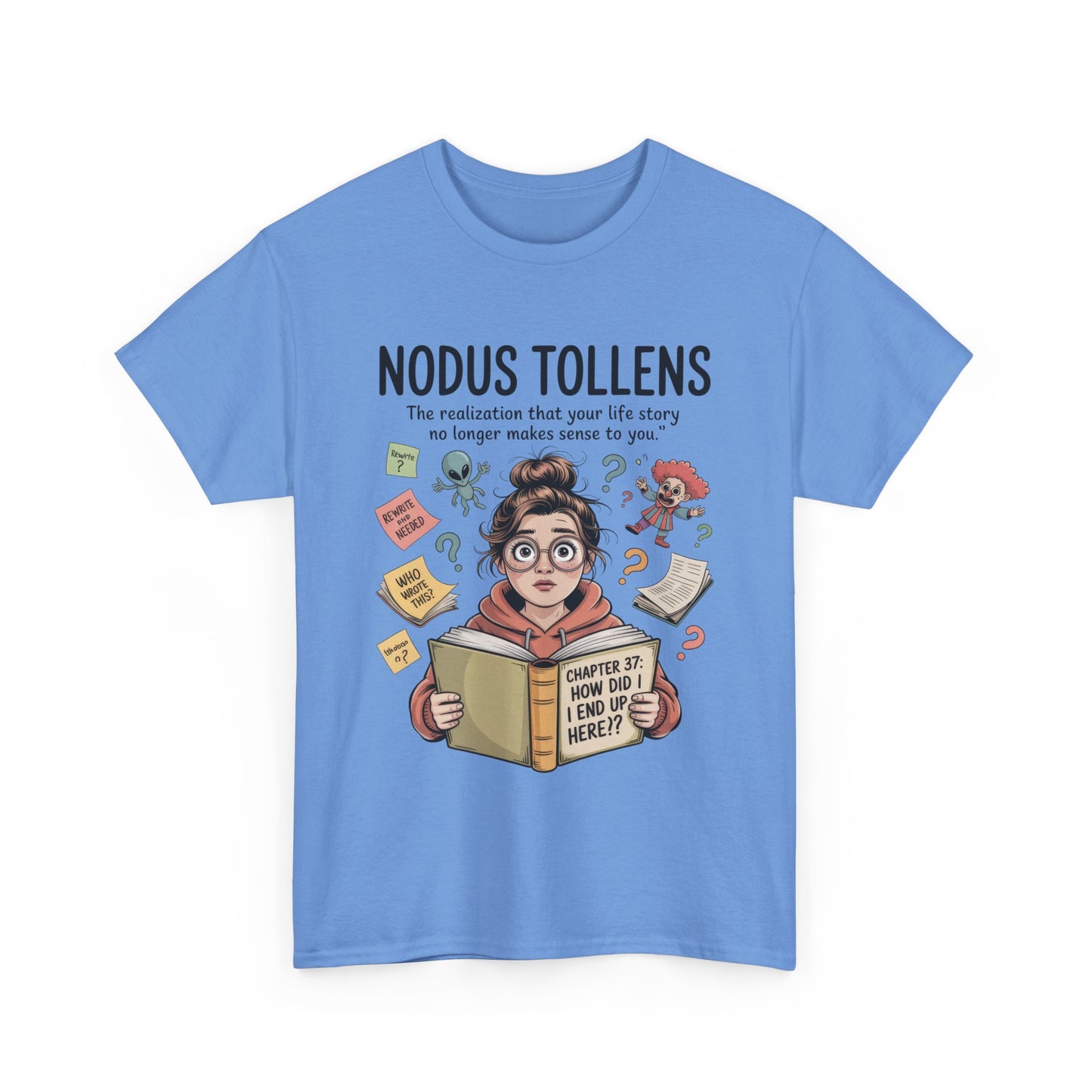 Nodus Tollens Tee, Women's Heavy Cotton Shirt, Latin Words, Moods & Modes, Self-Awareness, Personal Development