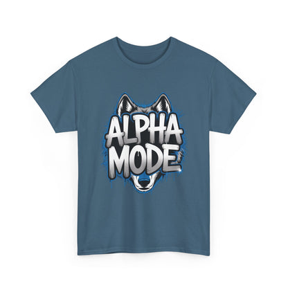 Alpha Mode Wolf Graphic Mens T-Shirt Streetwear, Alpha Tee, Wolf Tee, Street Tee, Wolf Art