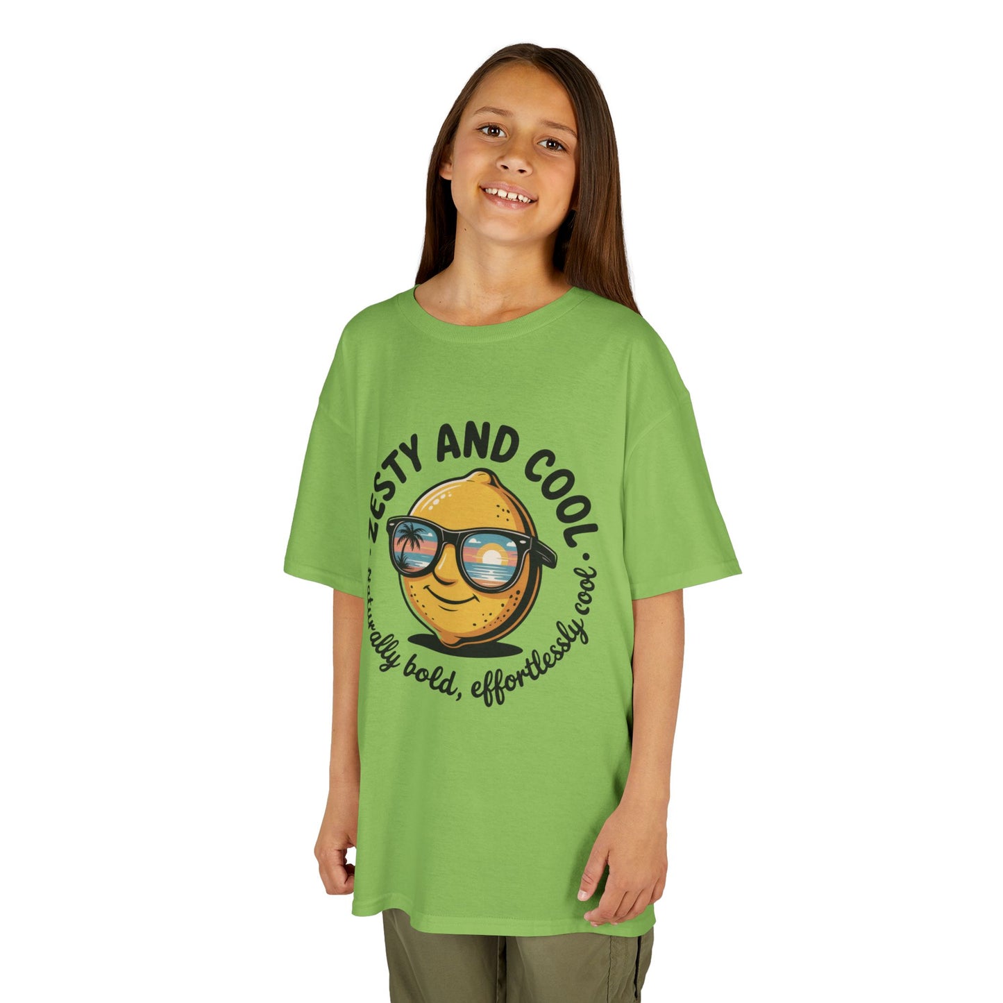 Zesty and Cool Kids Tee, Fun Summer Shirt, Birthday Gift for Kids, Playful Graphic Tee, Cool Kids Apparel, Fruit Tee for Boys and Girls