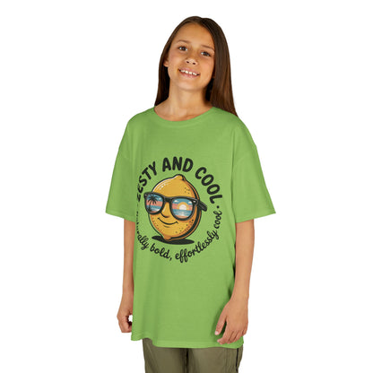 Zesty and Cool Kids Tee, Fun Summer Shirt, Birthday Gift for Kids, Playful Graphic Tee, Cool Kids Apparel, Fruit Tee for Boys and Girls
