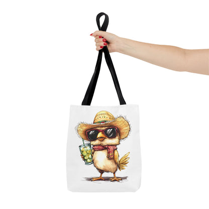 Chic Summer Tote Bag, Fun Bird Design, Beach Bag, Vacation Accessory, Perfect Gift for Bird Lovers, Eco-Friendly Shopper