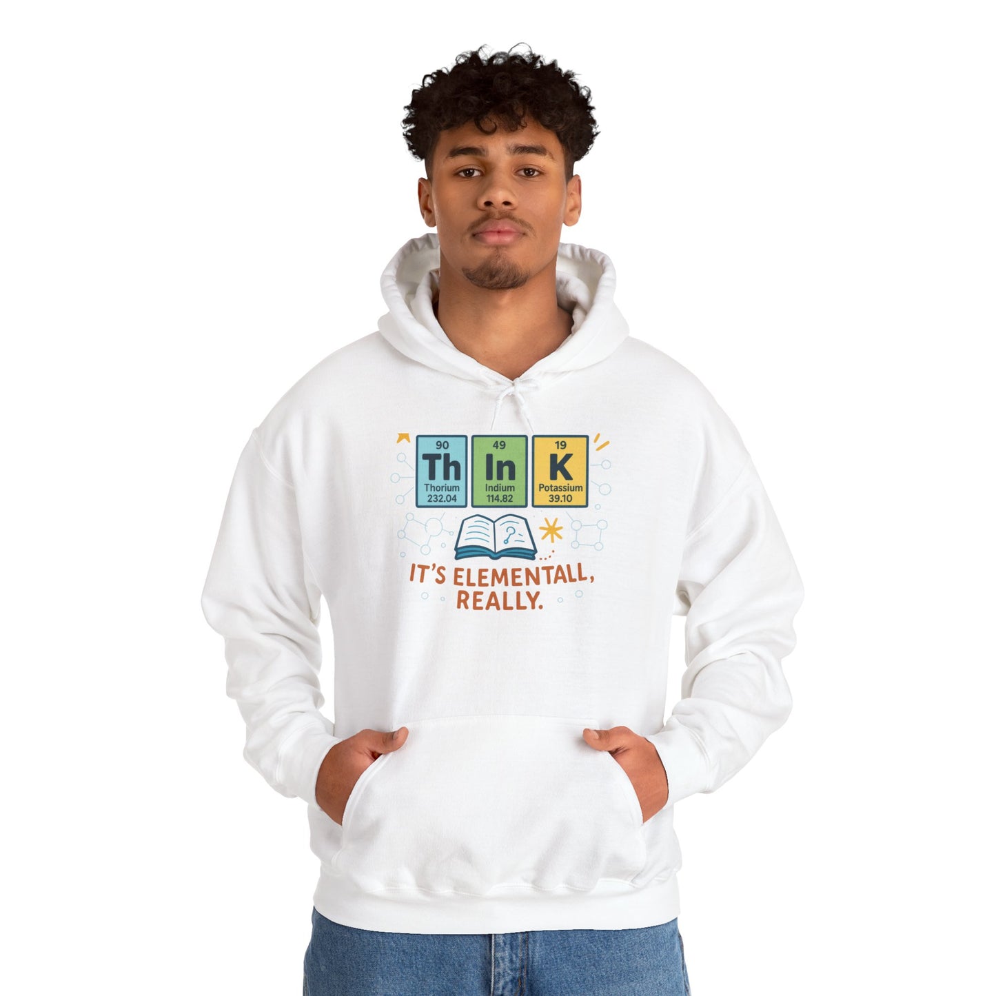 Science Hoodie for Men, Funny Nerd Hoodie, Element of Humor Sweatshirt, Science Lover Gift for Him, Chemistry Lover Gift