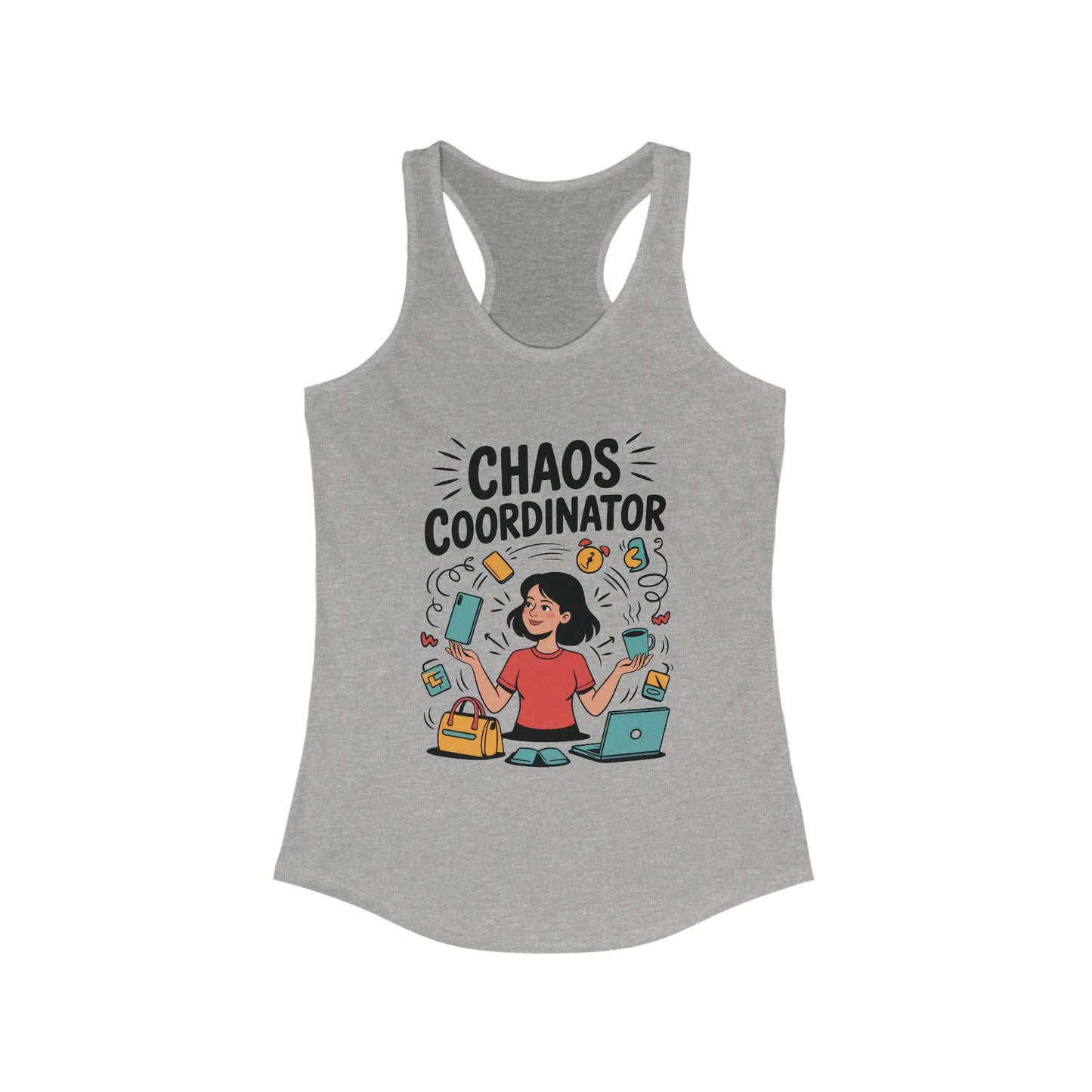 Chaos Coordinator Women's Tank, Funny Mom Life Graphic Top, Gift for Busy Moms, Multitasking Mom Gift, Mom Life Tank, Mother's Day Gift