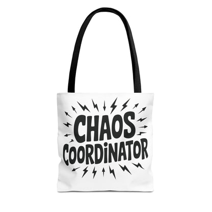 Chaos Coordinator Tote Bag, Fun Carryall for Busy Moms, Students, or Event Planners, Perfect Gift, Beach Weekender Bag,  Large Tote Bag