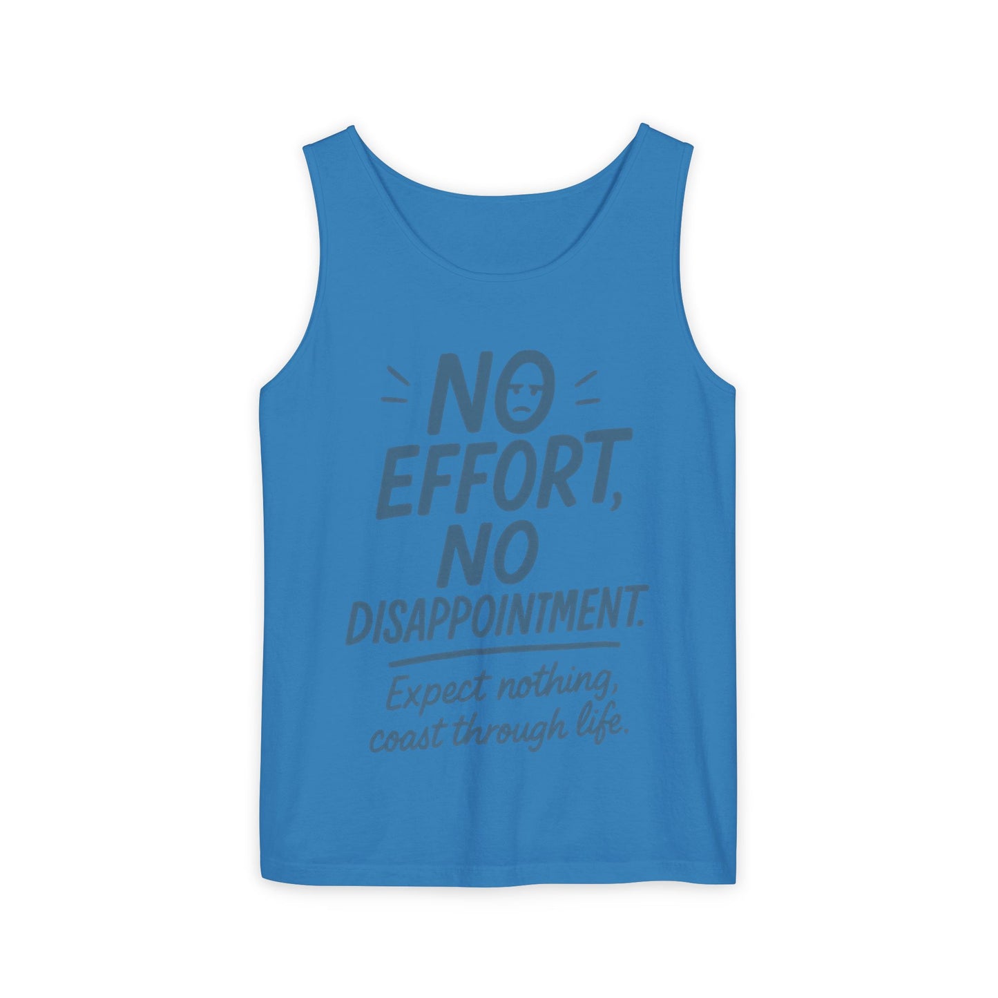 No Effort Womens Tank Top, Funny Lazy Life Quote, Workout Humor Sleeveless Shirt, Casual Gym Top, Gift for Her, Perfect for Lazy Days