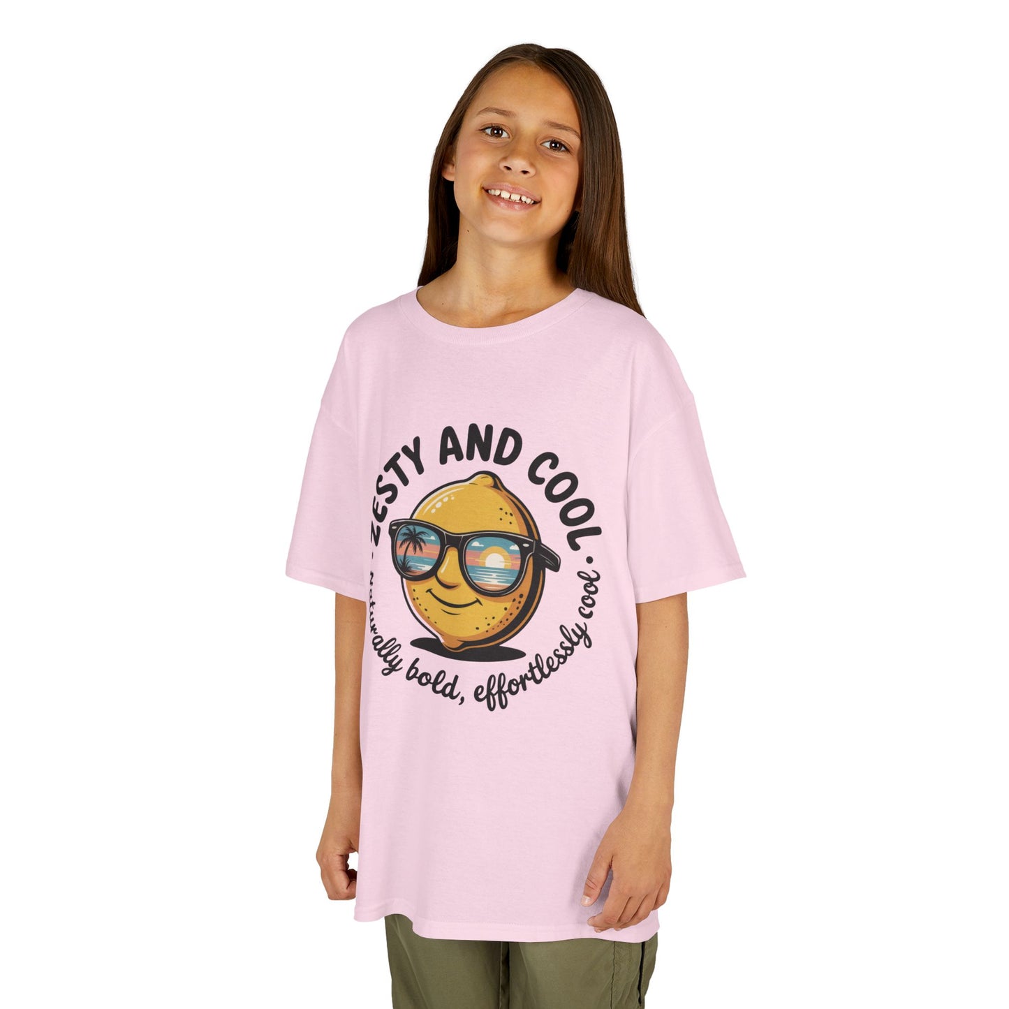 Zesty and Cool Kids Tee, Fun Summer Shirt, Birthday Gift for Kids, Playful Graphic Tee, Cool Kids Apparel, Fruit Tee for Boys and Girls