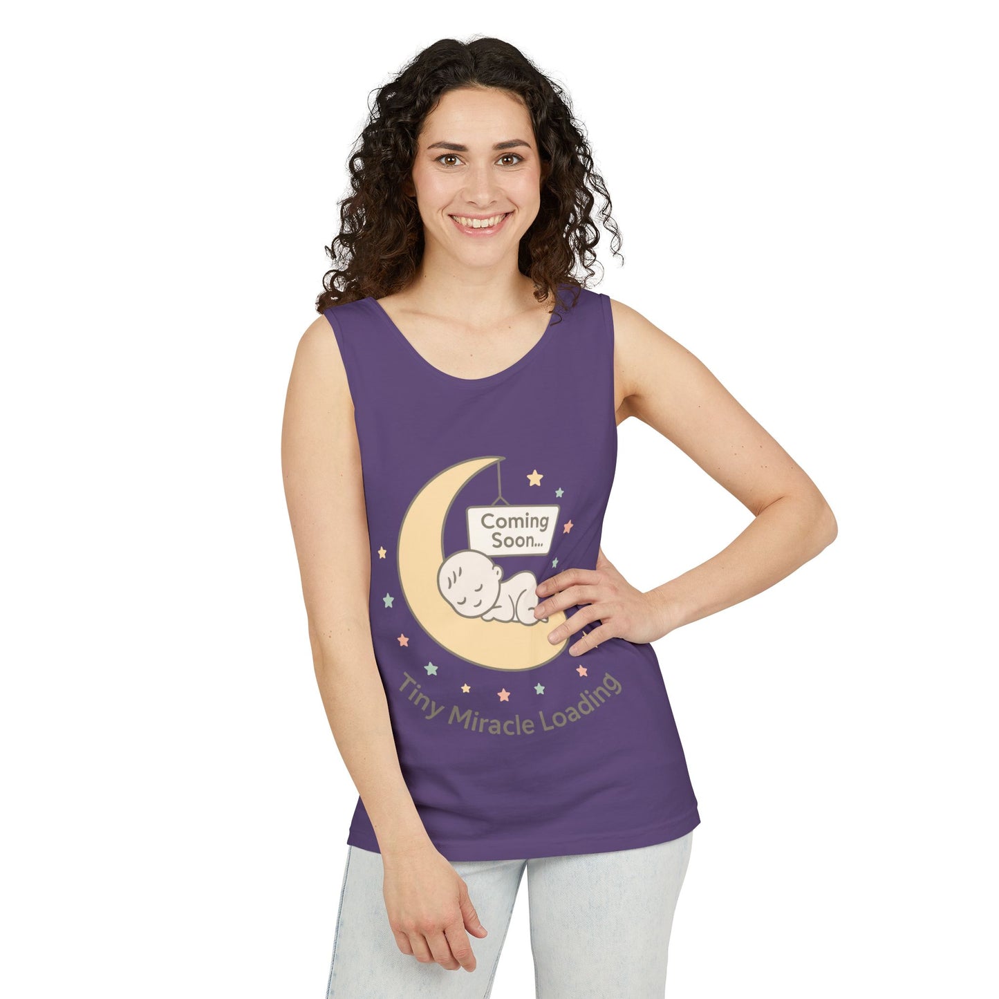 Maternity Tank Top, Coming Soon Pregnancy Announcement Top, Mom To Be Gift, Expecting Baby Reveal Tee, Baby Shower Top, Gender Reveal Top