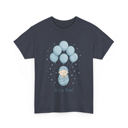 Its a Boy Maternity T-Shirt, Baby Boy Pregnancy Announcement Shirt, Gender Reveal Mom To Be Gift, Expecting Baby Shower Tee