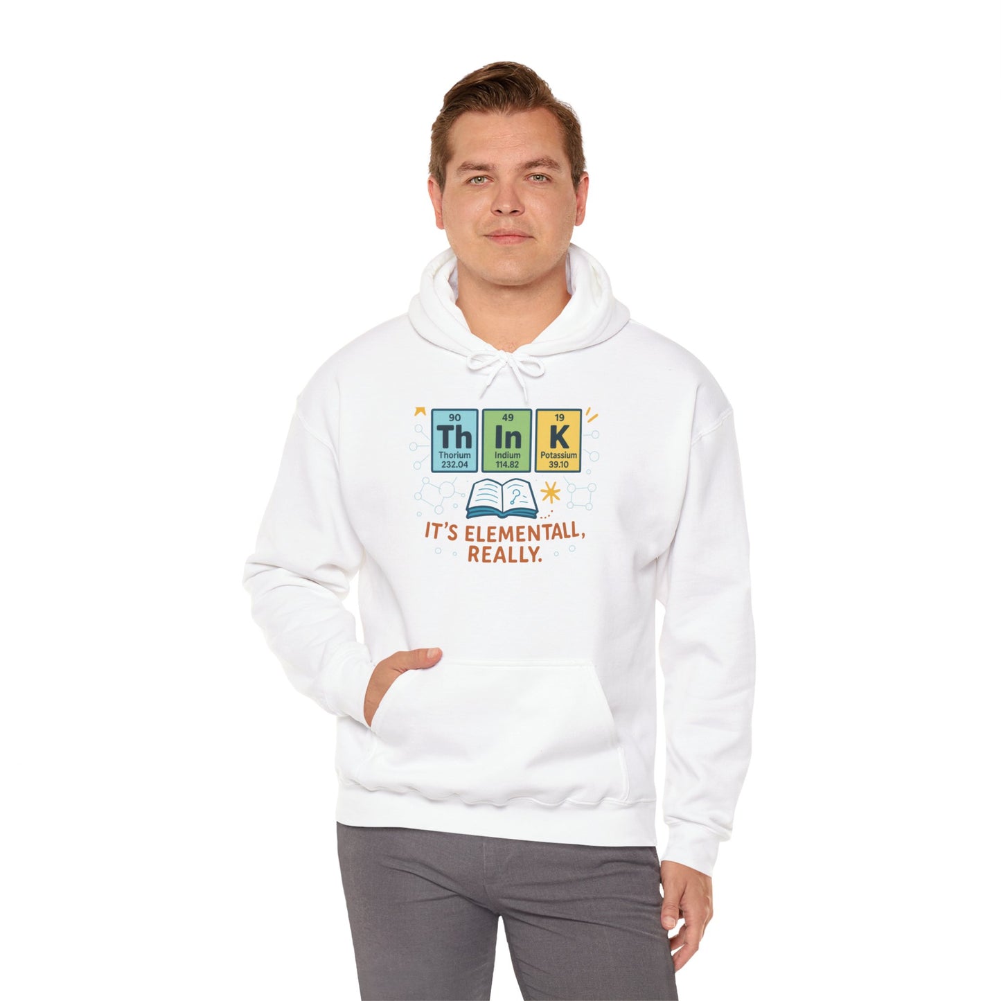 Science Hoodie for Men, Funny Nerd Hoodie, Element of Humor Sweatshirt, Science Lover Gift for Him, Chemistry Lover Gift