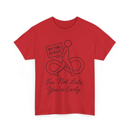 My Time My Rules Women's Heavy Cotton Tee, Funny T-Shirt, Casual Wear, women empowerment tee, confident woman shirt, self love t shirt
