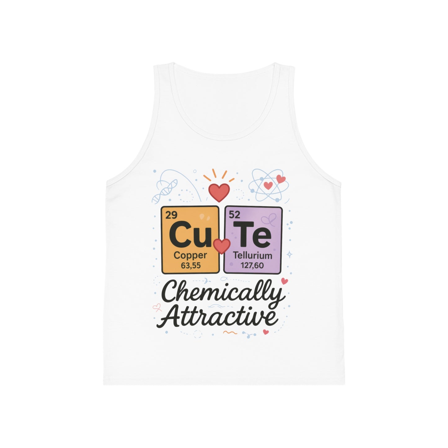 Chemically Attractive Kids Tank Top, Fun Science Gift, Cute Chemistry Shirt, Summer Playwear, Educational Apparel, Birthday Surprise