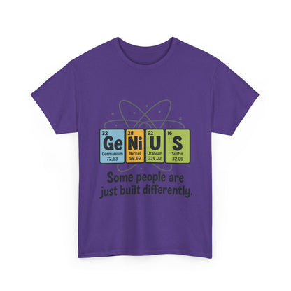 Funny Womens Genius T-Shirt, Periodic Table Nerd Shirt, Science Humor Tee, Gift for Nerds, Science Lovers Gift, Genius Science Tee