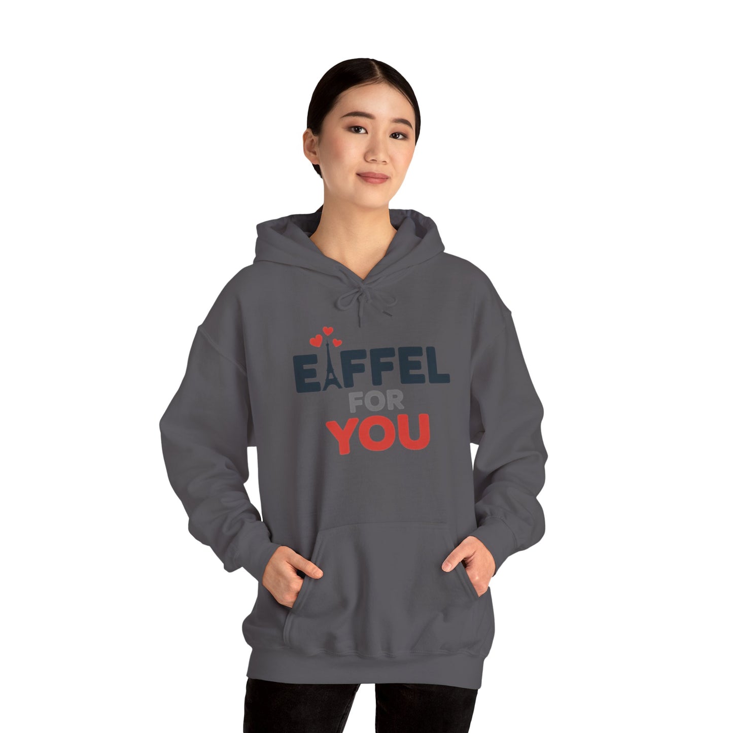Womens Heavy Blend™ Hooded Sweatshirt, Eiffel For You Romantic Paris Womens Hoodie