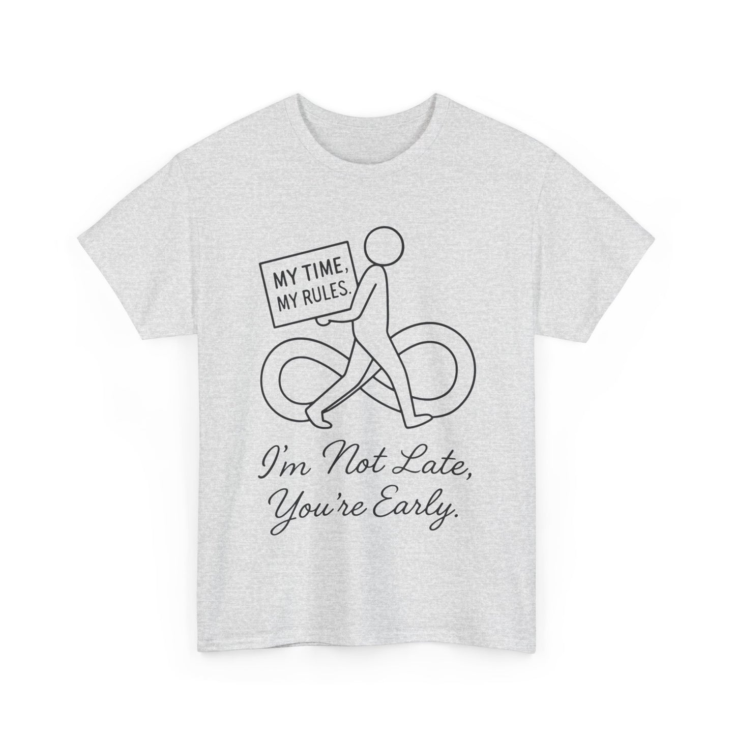 My Time My Rules Women's Heavy Cotton Tee, Funny T-Shirt, Casual Wear, women empowerment tee, confident woman shirt, self love t shirt