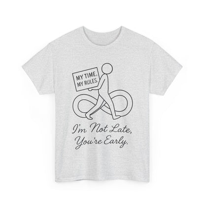 My Time My Rules Women's Heavy Cotton Tee, Funny T-Shirt, Casual Wear, women empowerment tee, confident woman shirt, self love t shirt
