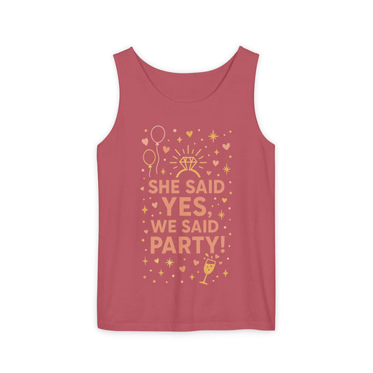Bridal Party Tank Top, Bachelorette Party Tee, Bridesmaid Wedding Tee, Hen Party Tank, Bridal Shower,  Bridesmaids Gift
