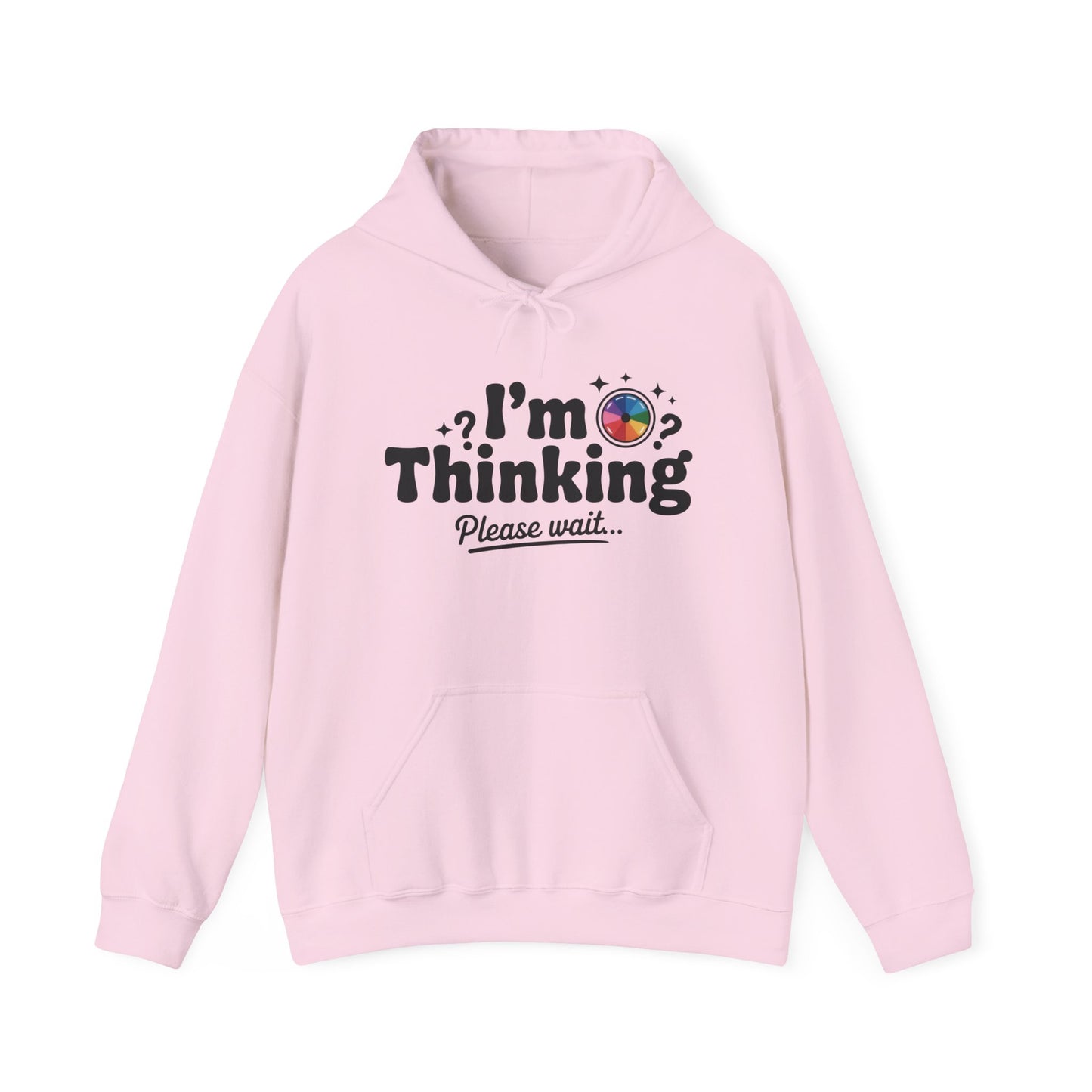 Playful Thinking Womens Hooded Sweatshirt, Womens Hoodie, Brainstorming Buddy, Thoughtful Gift, Cute Geeky Gift for Introverts, Programmers
