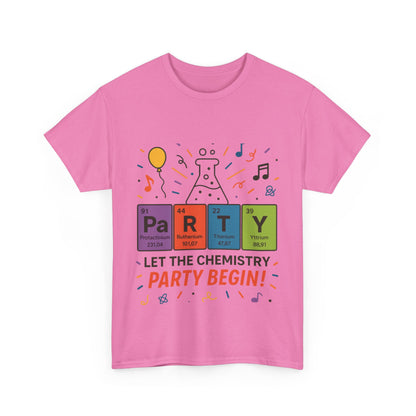 Funny Chemistry Party T-Shirt, Periodic Table PaRTY Tee, Unisex Science Humor Shirt, Gift for Chemistry Teacher,Science Tee, Nerdy Pun Shirt