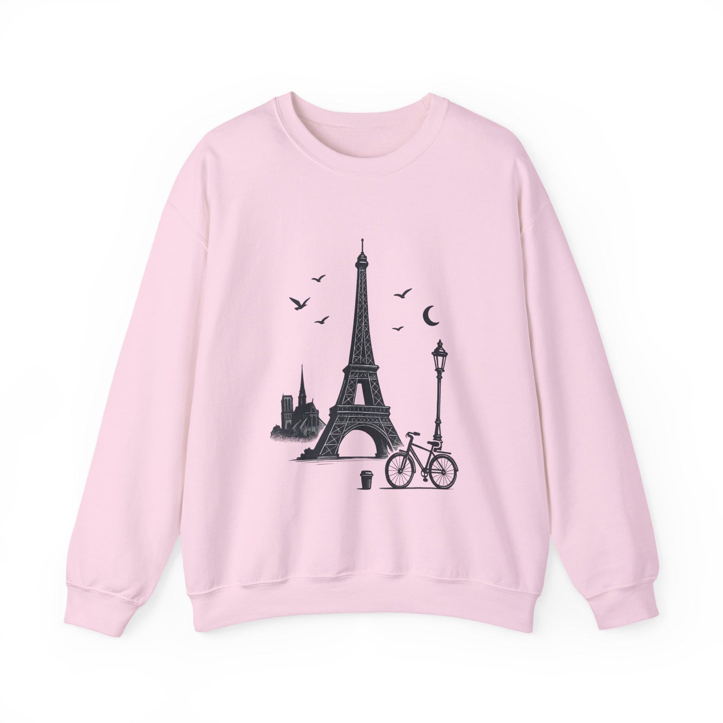 Vintage Parisian Crewneck Sweatshirt, Eiffel Tower Sweater, Cozy Travel Gift, Unisex Fashion, Casual Paris Sweatshirt