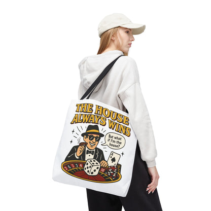 Casino Vibes Tote Bag, Fun Gift for Gamblers, Everyday Use, Travel Accessory, Stylish Shopping Bag, Unique Gambling Merch