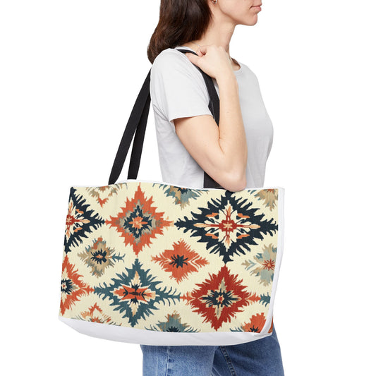 Stylish Weekender Tote Bag for Travel, Beach, Gym and Shopping, Perfect for Vacations, Gift for Her