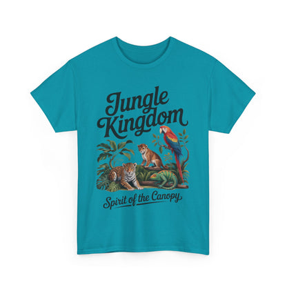 Mens Jungle Kingdom Tee - Nature Lover T-Shirt, Animal Graphic Tee, Eco-Friendly Gift, Summer Fashion, Adventure Outfit