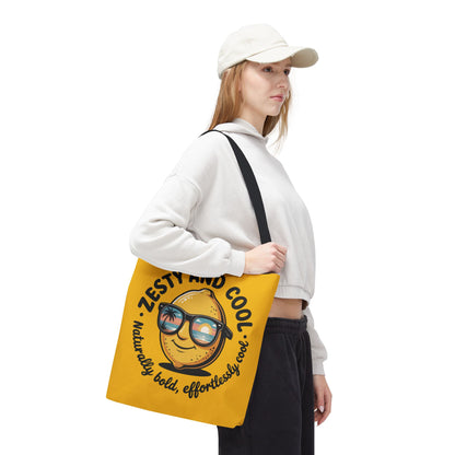 Zesty Lemon Tote Bag - Fun & Bold Carry-All for Everyday Use, Summer, Beach Days, Gifts, Eco-Friendly Shopping, Large Tote Bag