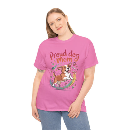 Proud Dog Mom Tee, Cute Pet Lover Shirt, Animal Lover Gift, Dog Mom T-Shirt, Funny Dog Apparel, Gift for Pet Owners, T-Shirt for Pet Moms