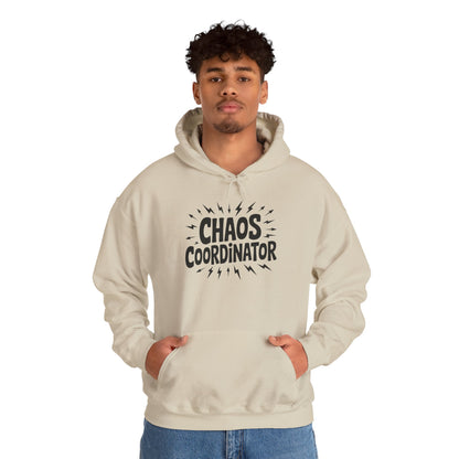 Chaos Coordinator Hoodie, Funny Sweatshirt, Gift for Men, Unisex Pullover, Cozy Winter Clothing, Humor Apparel, Relaxed Fit
