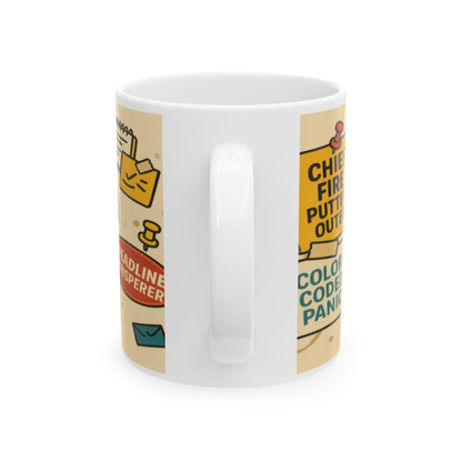 Chaos Coordinator Mug, Funny Coffee Cup for Office Workers, Perfectionists & Multitaskers, Office Humor, Coffee Lovers, Gift for Managers