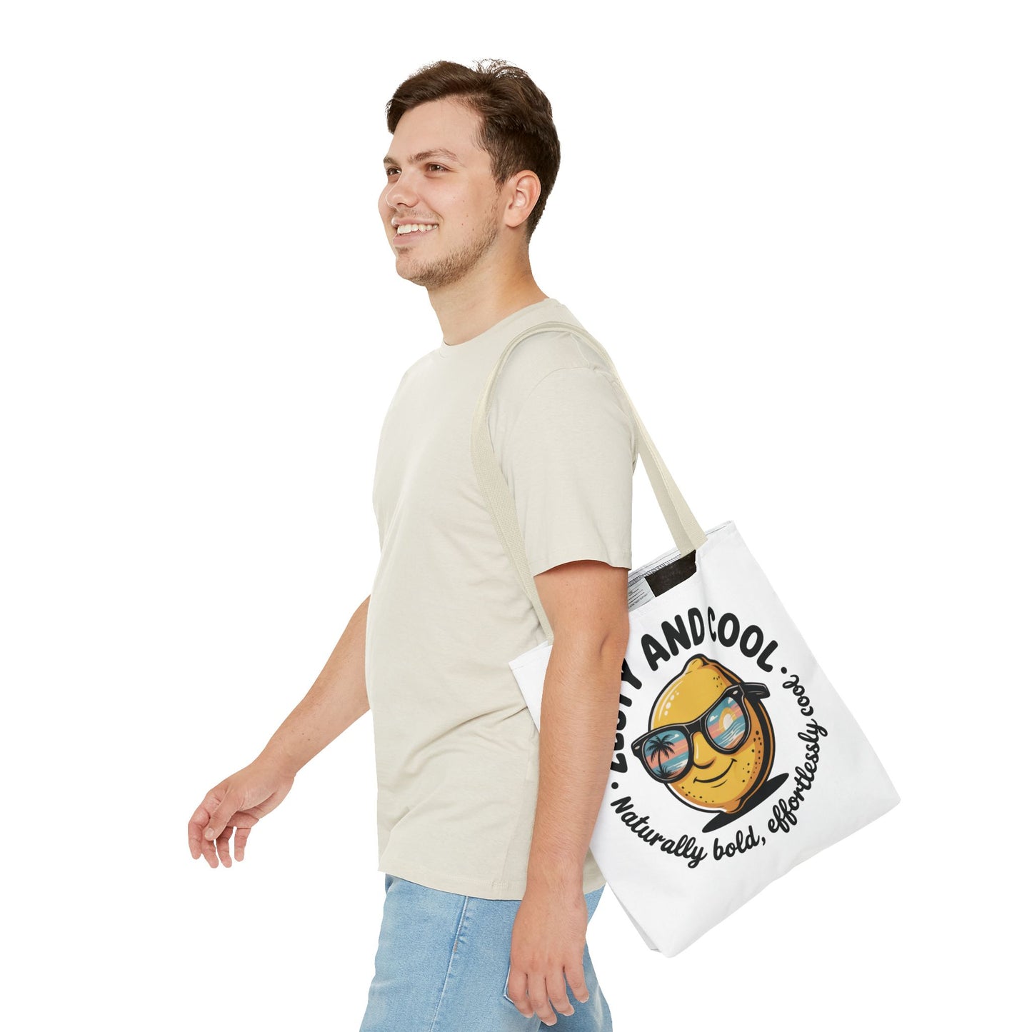 Zesty Lemon Tote Bag - Fun & Bold Carry-All for Everyday Use, Summer, Beach Days, Gifts, Eco-Friendly Shopping, Large Tote Bag