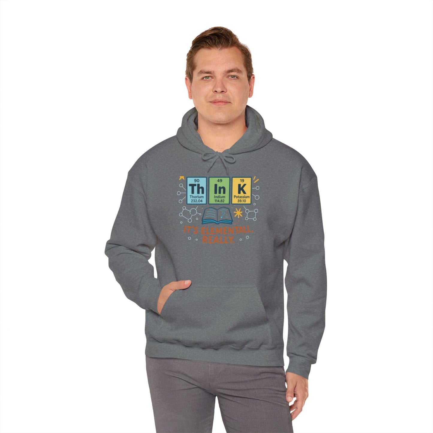 Science Hoodie for Men, Funny Nerd Hoodie, Element of Humor Sweatshirt, Science Lover Gift for Him, Chemistry Lover Gift