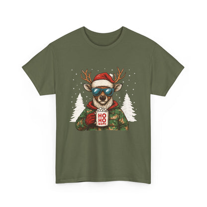 Men's HO HO NOPE Funny Christmas Sweatshirt, Cool Reindeer Pullover