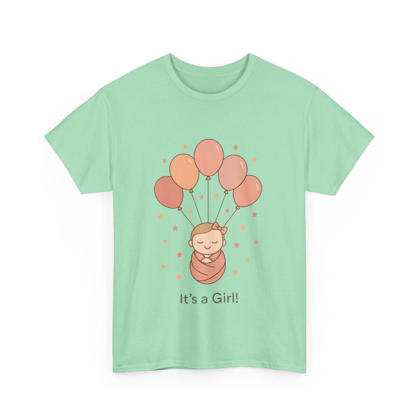 Its a Girl Maternity T-Shirt, Baby Girl Pregnancy Announcement Shirt,Mom To Be Gift, Gender Reveal Tee, Baby Shower Top, Gender Reveal Party