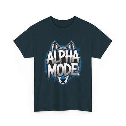 Alpha Mode Wolf Graphic Mens T-Shirt Streetwear, Alpha Tee, Wolf Tee, Street Tee, Wolf Art