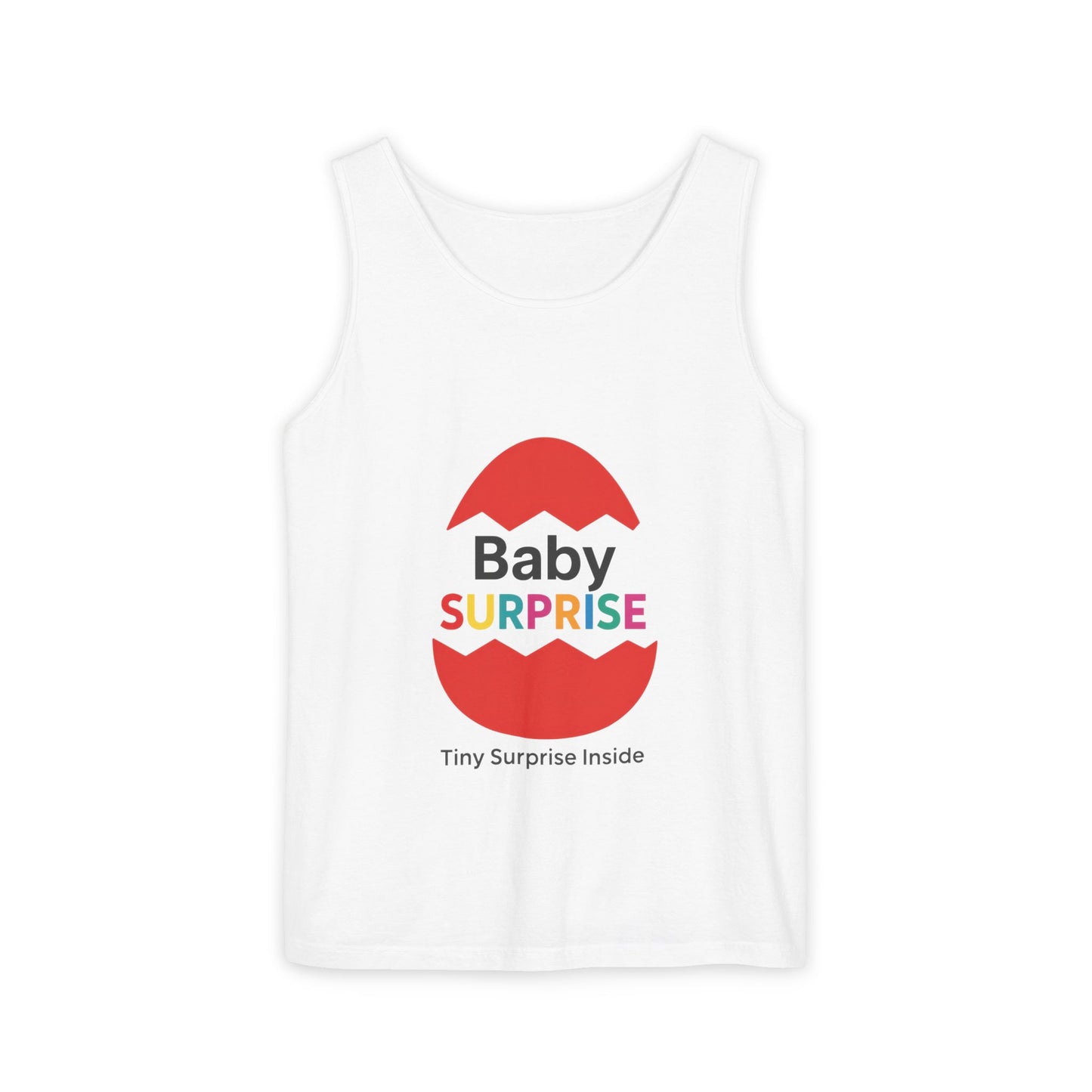 Baby Surprise Maternity Tank Top, Pregnancy Announcement Tank, Mom To Be Gift, Expecting Baby Reveal Top, Baby Shower Gift,Gender Reveal Tee